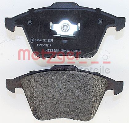 METZGER 1170233 Bremsbelagsatz, Scheibenbremse